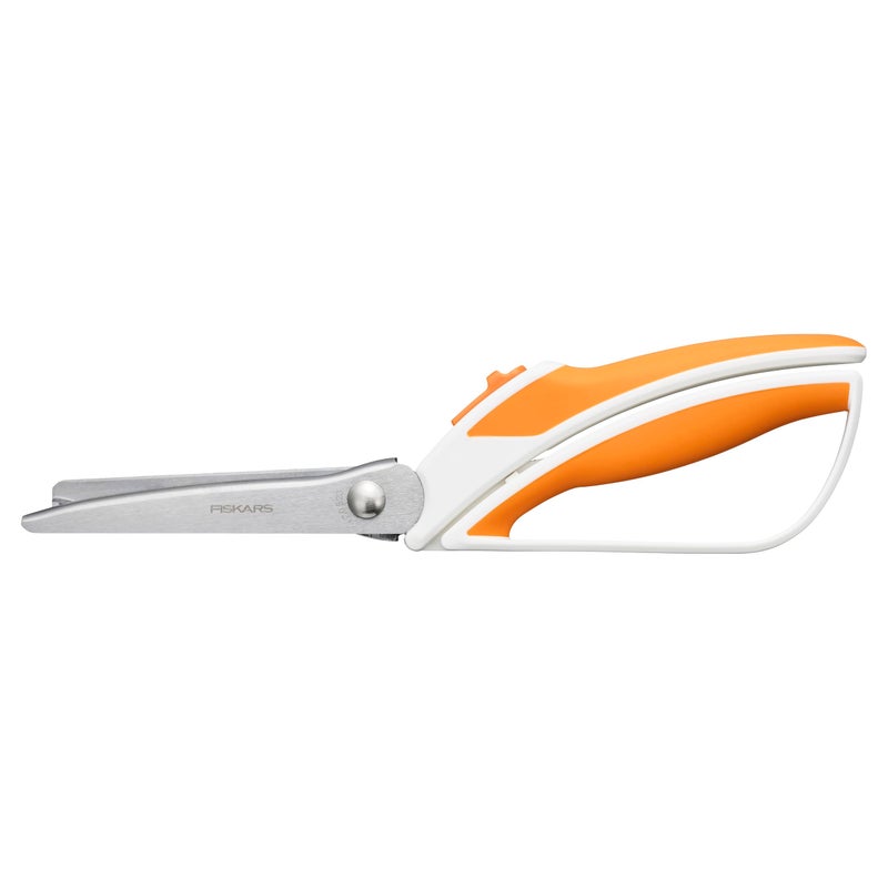 Fiskars Pinking Shears, Zig-Zag Edge, Stainless Steel Blades, Precision Cuts for Sewing, Easy Action Spring Assist Fabric Scissors - Image 2