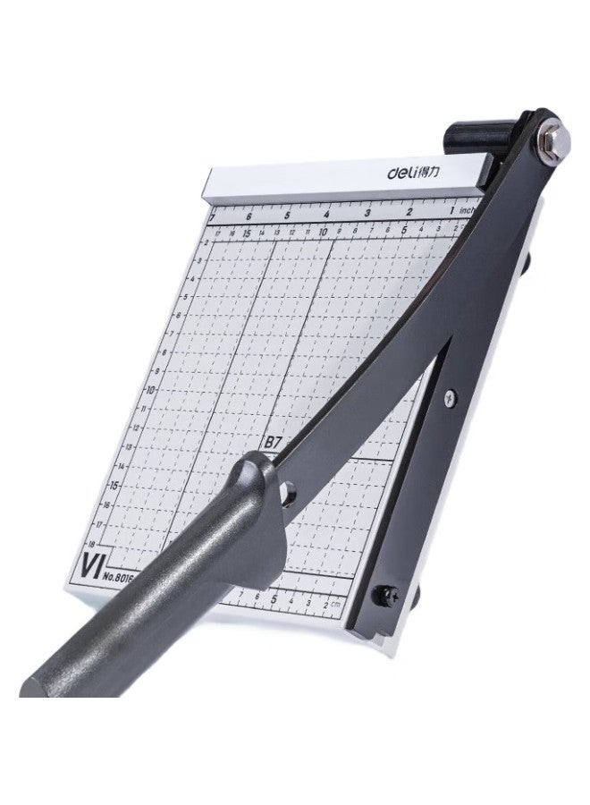 Deli A5 Universal Steel Paper Trimmer/Paper Cutter/Paper Guillotine, Mini Portable, 200Mm*180Mm - Image 1