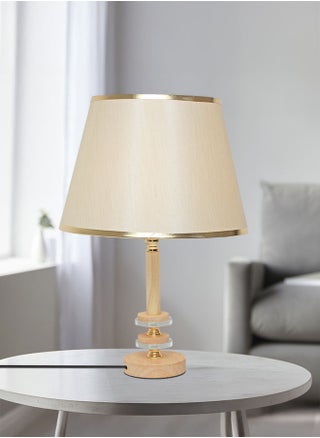 Gold wooden glass details