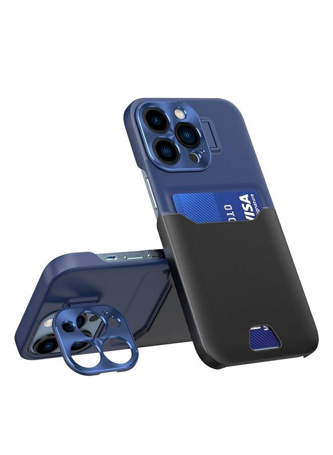 S-TOP Case For iPhone 14 Pro Contrasting Colors Invisible Holder Phone Case - Image 1