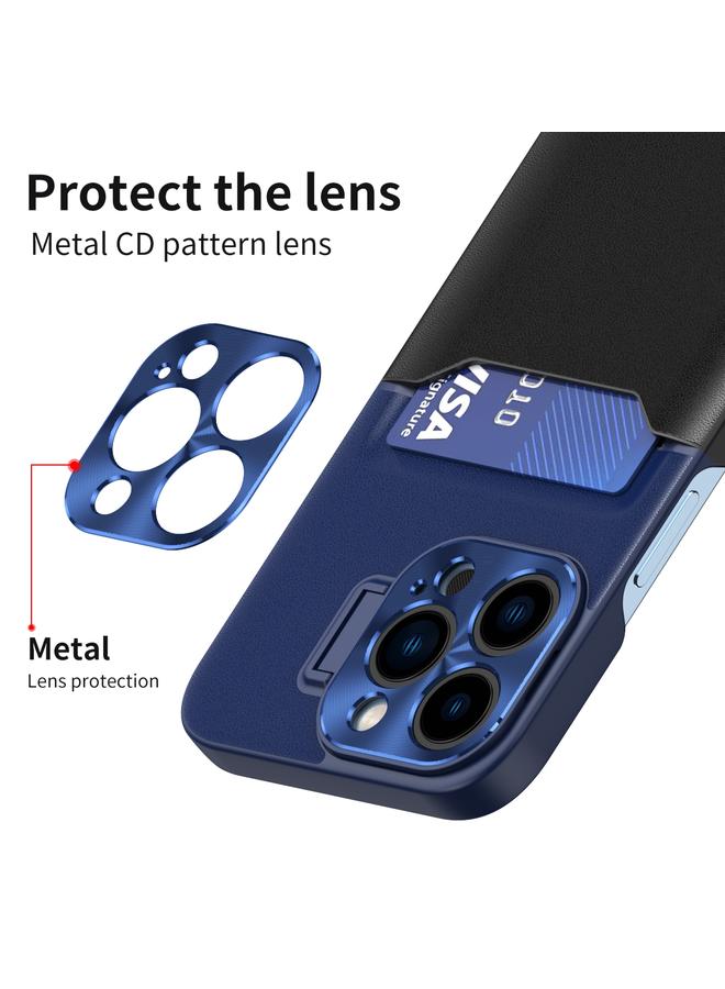 S-TOP Case For iPhone 14 Pro Contrasting Colors Invisible Holder Phone Case - Image 4