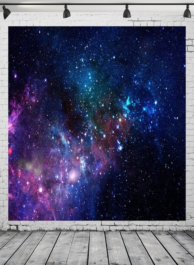 CORFOTO 5x3ft Fabric Starry Outer Space Backdrop Photography Universe Milky Way Stars Background Galaxy Nebula Decorations Kids Adult Birthday Party Backdrop Baby Shower Photoshoot Studio Props - Image 1