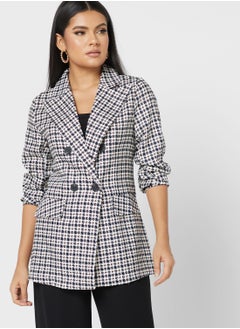 Classic Checkered Blazer
