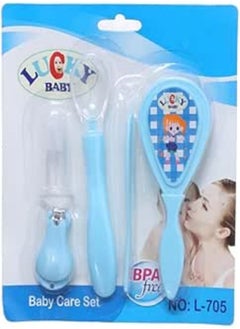 Generic طقم العناية الشعر للأطفال 2 قطعه (فرشاه + مشط) بالموسيقى, بينك DR-A-472 