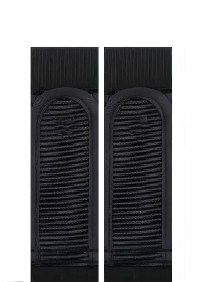 Men's Buckleless Elastic Belt - Outdoor Leisure Lazy Belt - Outdoor Elastic Belt - Outdoor Velcro Single-Sided Buckleless Nylon Belt Convenient Sticker Fits 1.5 Inch Belt Loop, Comfortable And Easy To Use Size M - Image 2