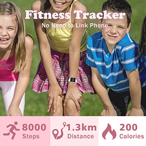 A ALPS Kids Watches for Girls Boys Digital Sport Watch with Step Counter Pedometer Vibration Alarm Clock, No App Waterproof Fitness Tracker Kids Watch Boys Girls Teens Students Ages 5-16 - Image 3