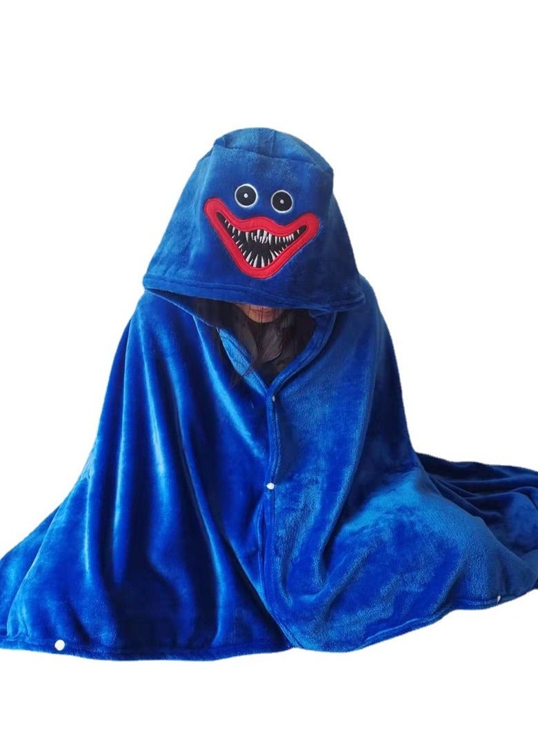 Poppy Playtime Cozy Blanket with Cape 150*80 cm  Perfect for Fans of Bunches and Poppy Adventure Ideal Gift for Kids and Gamers - Image 1
