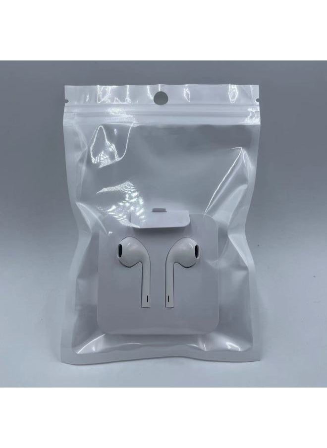 Plug And Play Wired Earphones Compatible With Apple Iphone5/13/15 Typec And Huawei Earphones By Ming Cheng Xing-Color:Plug And Play Apple 15-16 Applicable (bag)