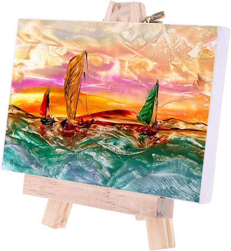 حامل لوح خشبي قابل للتعديل لعرض الرسومات الفنية والصور - Image 4