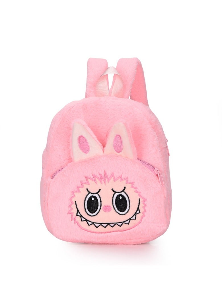 Cartoon Casual Bubble Matlab Toddler Backpack Autumn and Winter Schoolbag Large Capacity Children Plush Backpack 26*23*9CM