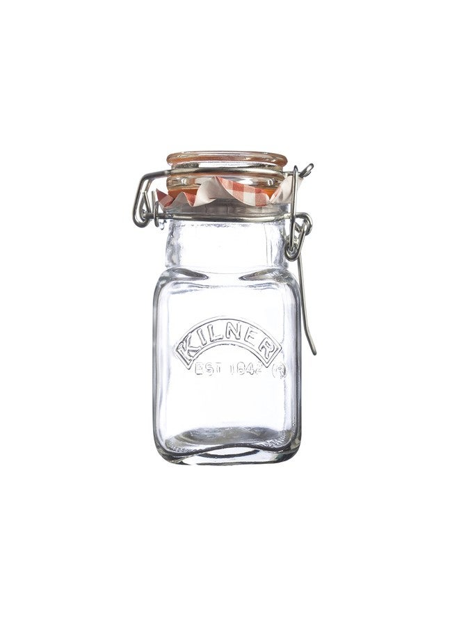 Kilner Square Swing Top Glass Spice Jar | 2.3 oz - Image 4
