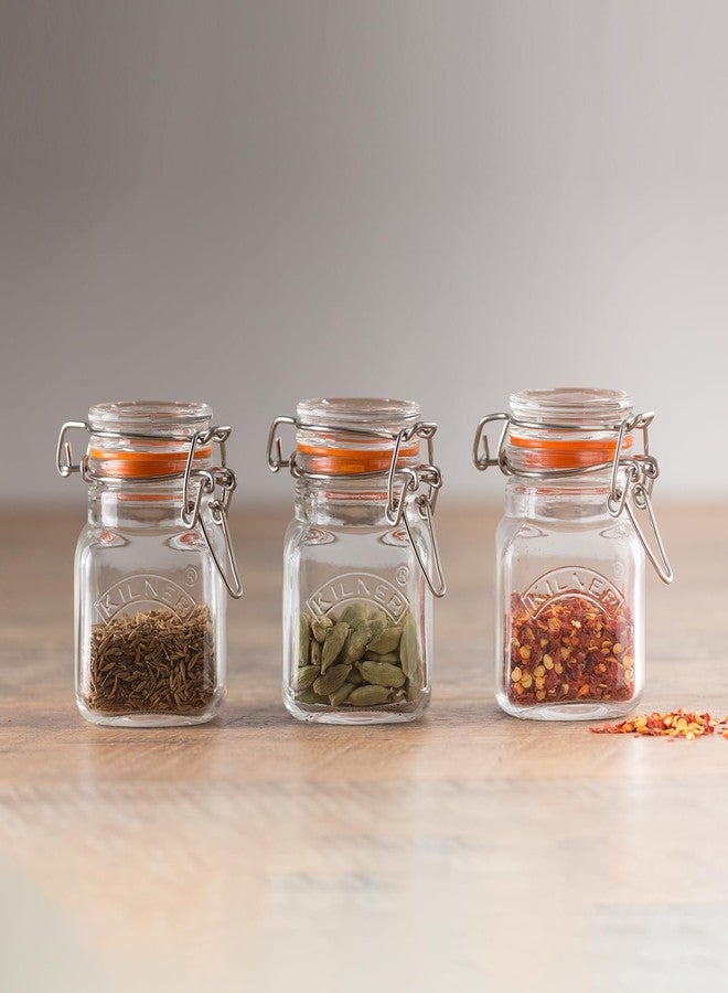 Kilner Square Swing Top Glass Spice Jar | 2.3 oz - Image 3