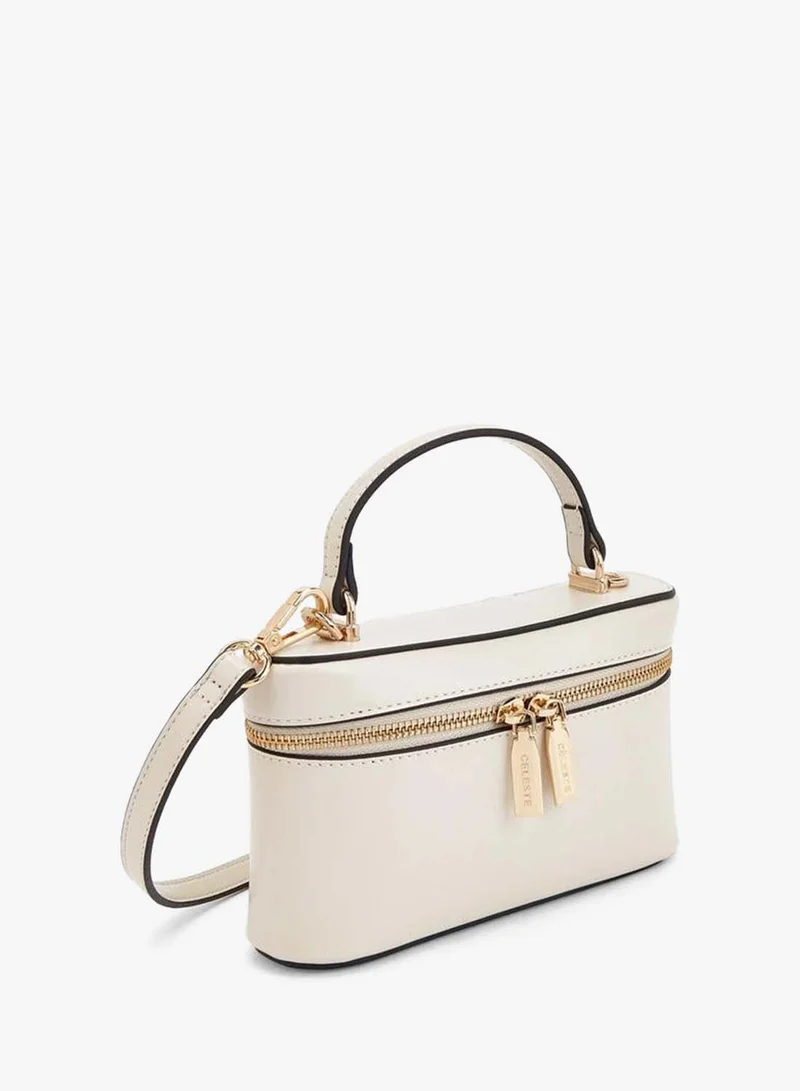 Celeste IVORY Solid Crossbody Bag With Top Handle for Women | Best Price UAE