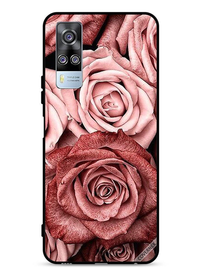 Covernex vivo Y53s 4G Protective Case Cover Peach Flowers