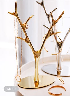 AIWANTO Creative Metal Branch Jewelry Items Chain Ear Ring Decoration Rack Key Storage Rack  - Image 4