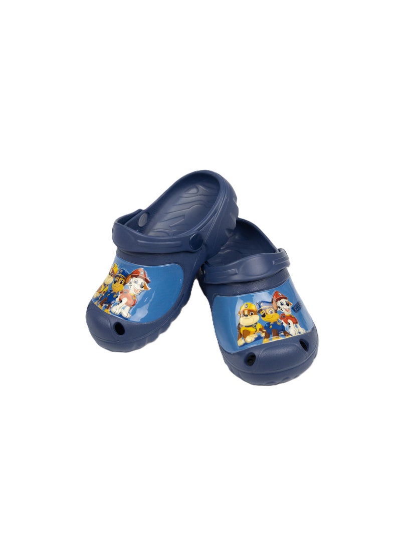 باو بترول قباقيب باو باترول للأطفال – صنادل سهلة الارتداء خفيفة الوزن وصديقة للماء – أزرق داكن - Image 3