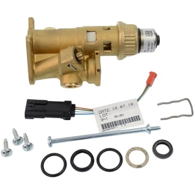 DIVERTER VALVE COMPATIBLE WITH VAILLANT ECOTEC PLUS 0020132682 & 0020132683  BRASS VALVE WITH ADAPTER FOR 824, 831, 837, 937 MODELS  GENUINE REPLACEMENT PART - Image 3