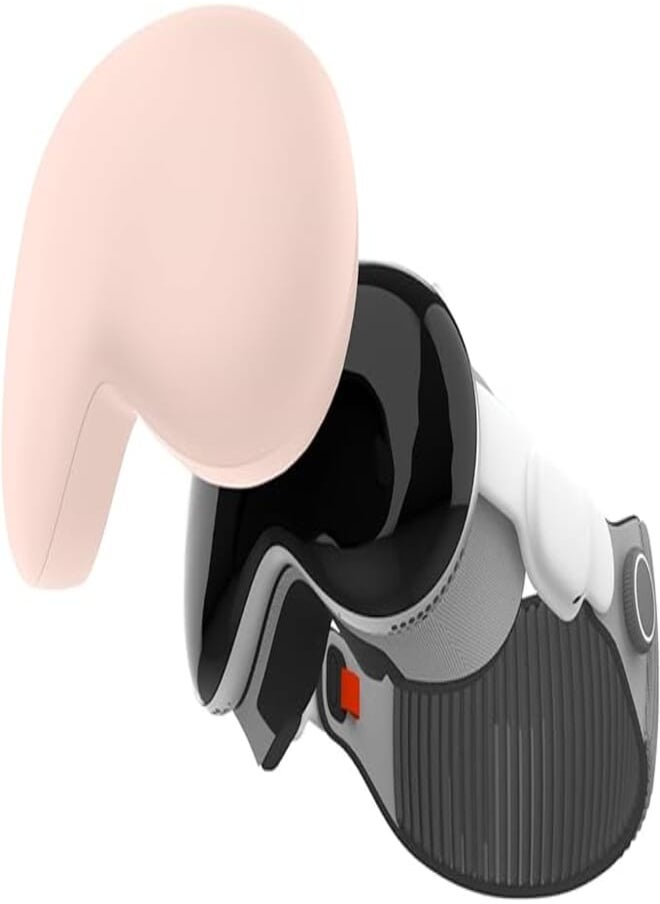 GEEKERA Case Cover for Apple Vision Pro: GEEKERA Impact-Resistant Soft Silicone Protector with Anti-Fingerprint and Non-Slip, Compatible with Apple Vision Pro VR Headset 2024 Accessories 