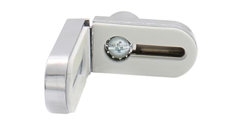 CRL Chrome No-Drill Showcase Lock - Keyed Alike - Image 4