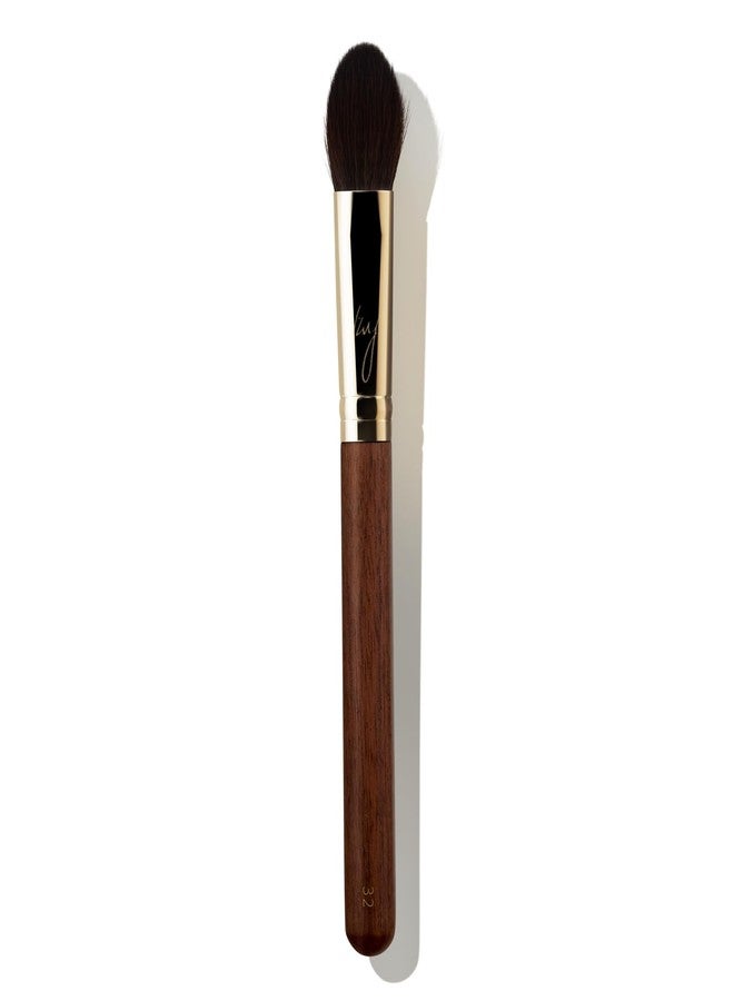 SOO ADOR [SOO ADOR] BY MAENG #32 Cheek Brush - Precision Tool for Blush Application and Defined Cheek Colors | Designed by K-Pop Makeup Artist Maeng | Makeup Brush Blush Brush - Image 1