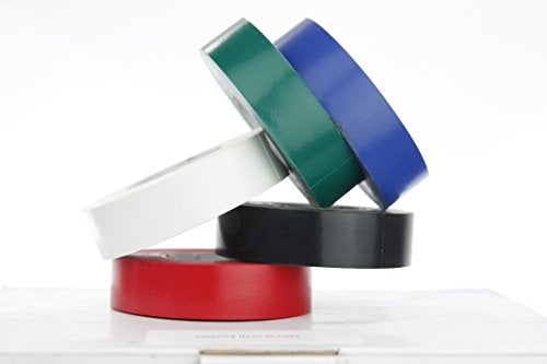 Sunlite 41325-SU 10-Pack PVC Electrical Tape, 60 Feet x 0.75 Inches, For Splicing, Protecting, and Insulating Wires, Abrasion Resistant, Flame Retardant, Weatherproof, UL Listed, White - Image 3