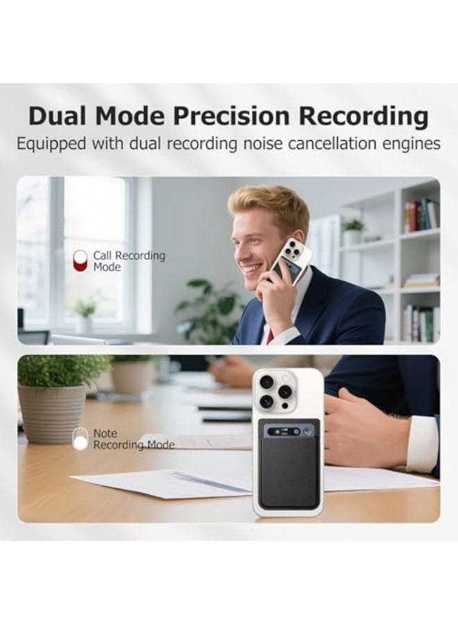 مُسجِّل صوت ذكي يتيح التخزين الذكي والتلخيص للملاحظات بسعة 64 جيجابايت لدعم 134 لغة مع السيطرة عبر التطبيق، آلة تسجيل رقمية محمولة للمحاضرات والاجتماعات. - Image 2