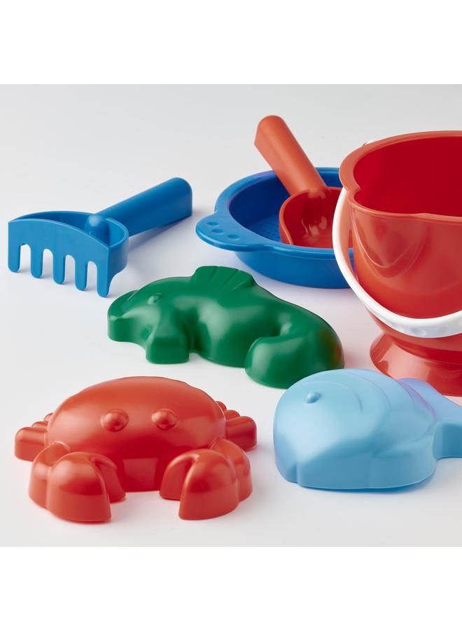 Zaboon 7-Piece Sand Play Set, Multicolour - Image 4