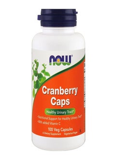 now Now Cranberry Caps Healthy Urinary Tract Dietary Supplement Vegetable 100 Capsules - Vegan 