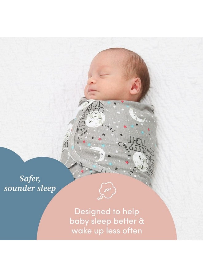 سليبينج بيبي بطانية قماط Zippy Swaddle - بطانية قماط للأطفال بسحاب سفلي مريح - Goodnight Moon - صغيرة/متوسطة - Image 2