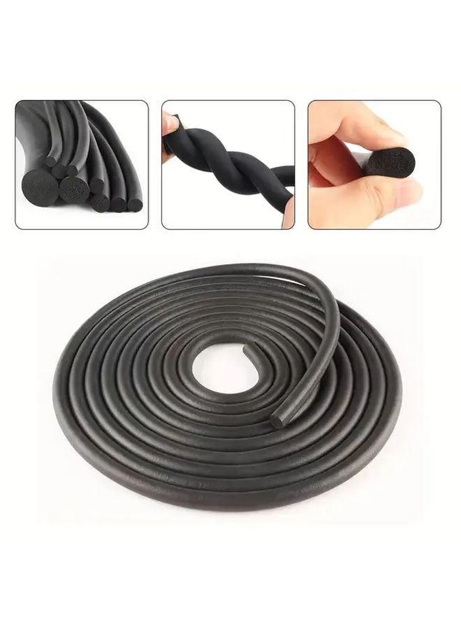 3M EPDM Seam Tape 5mm Black Foam Rubber Sealant For Concrete Cracks And Gaps - Image 2