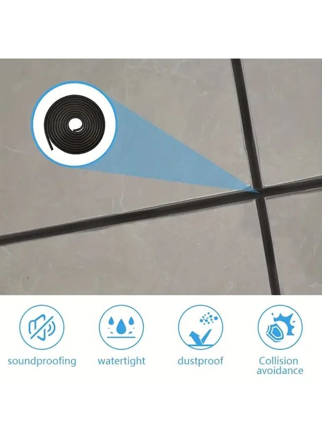 3M EPDM Seam Tape 5mm Black Foam Rubber Sealant For Concrete Cracks And Gaps - Image 5