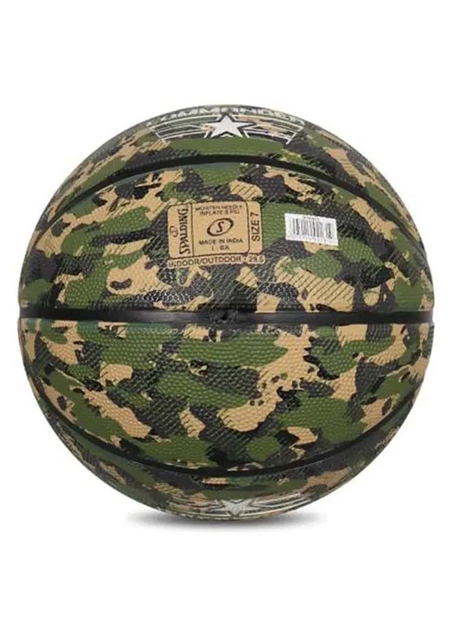 SPALDING - Spld Commander Rubber Bb Camo Sz7 - Image 1