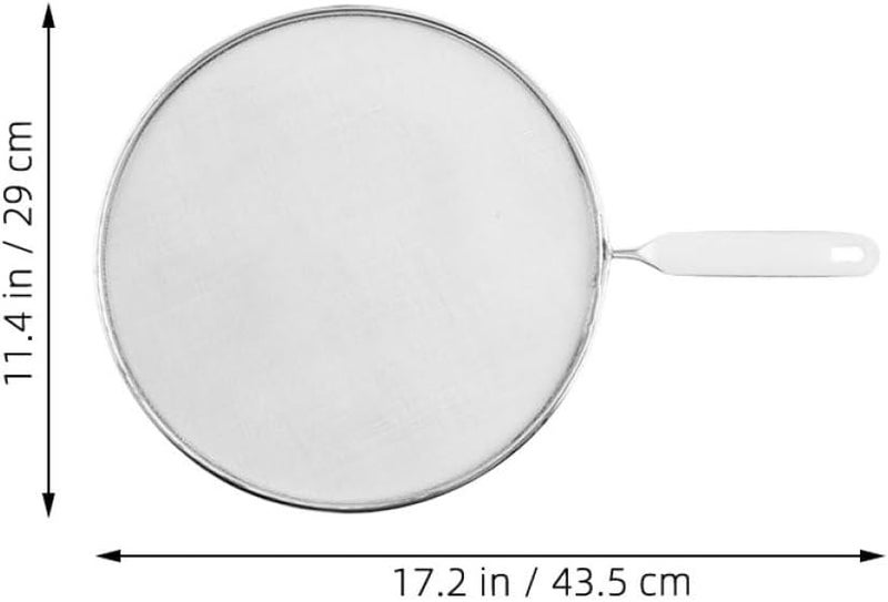 Stainless Steel Splatter Guard 29cm Mesh Grease Splatter Screen for Frying Pan Cooking Pot Cover Oil Splash Protector for Kitchen Stove - Image 2