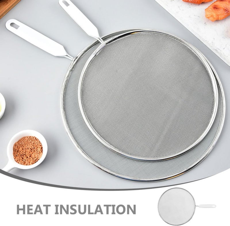 Stainless Steel Splatter Guard 29cm Mesh Grease Splatter Screen for Frying Pan Cooking Pot Cover Oil Splash Protector for Kitchen Stove - Image 3