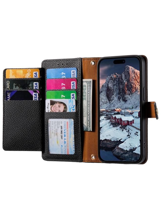 زبون جراب هاتف iPhone 13 Pro Max Love Zipper Lanyard من الجلد - Image 4