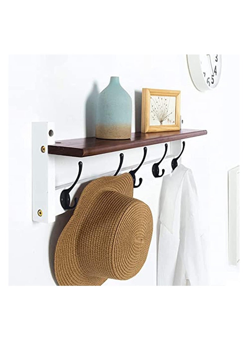 Generic Door Hooks, 10 Pack Matte Black Coat Hooks Heavy Duty Dual Coat Hooks Wall Mounted Utility Black Not Rust Hooks for Coat, Robe, Scarf, Bag, Towel, Key, Hat and More  - Image 2