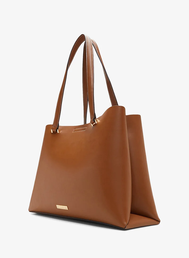 ALDO Structured  Pouch Charm Tote