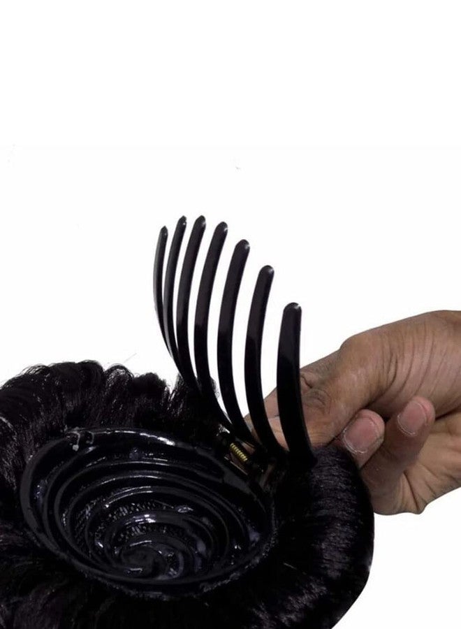BeatStock Brown Golden Highlighted Artifical Juda Hair Bun in Synthetic Fiber For Girls and Womens in New Model - Image 4