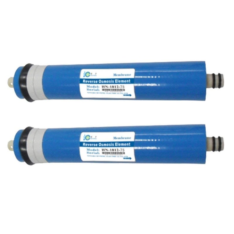 Huining 75Gpd Ro Membrane Ulp1812/2012 Residential Reverse Osmosis Membrane Water Filter Cartrige Replacement For Home Drinking Water Filtration System Household Under Sink Water Purifier 2Pack - Image 1
