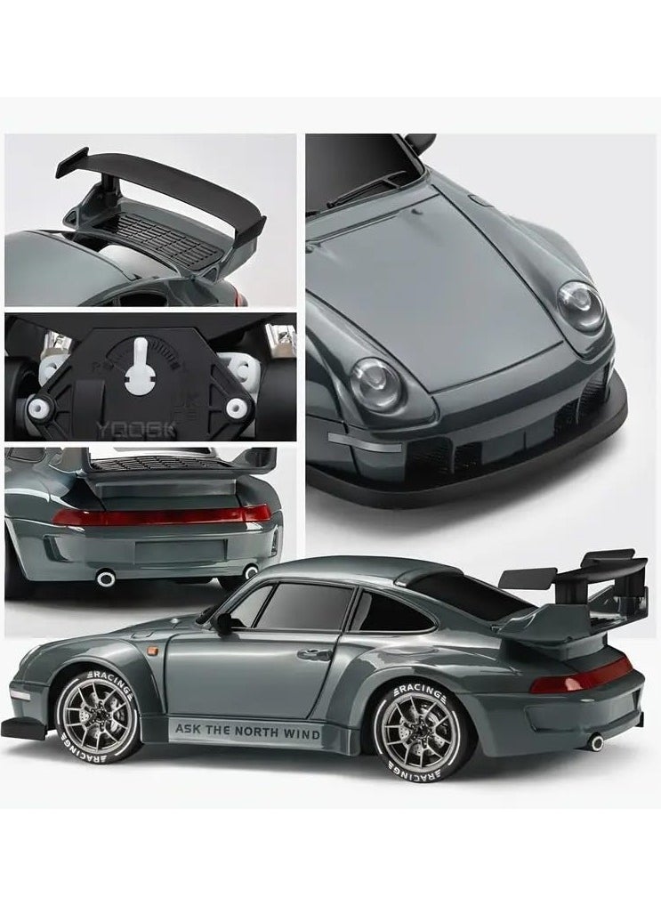 Expresso - Expresso 1:24 Scale 4WD RC Drift Car – High-Speed Remote Control Toy with LED Lights, Rechargeable Battery, Extra Tires & Racing Accessories – Ideal Gift for Kids & Adults - Image 1
