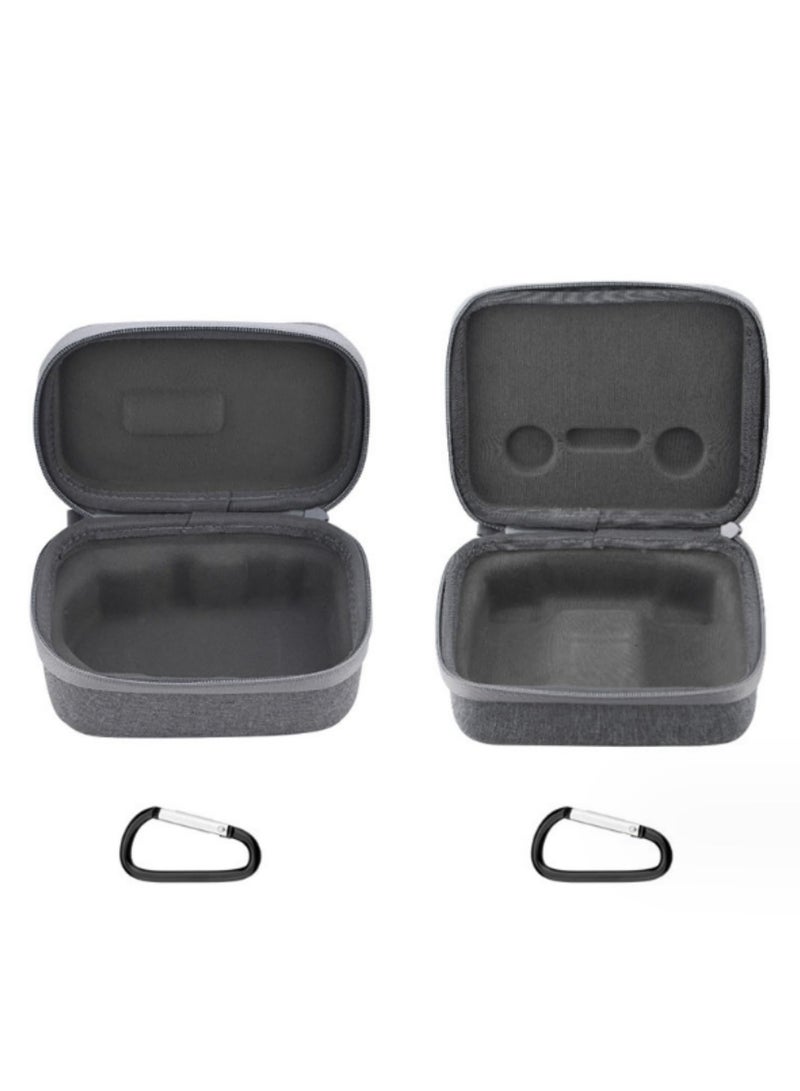Carrying Case for DJI Mini 4 Pro Drone with Carabiners Body Storage Bag RC 2 Controller Travel Bag Hard EVA Protective Case Drone Accessories Includes Body Bag and RC2 Remote Control Bag  - Image 1