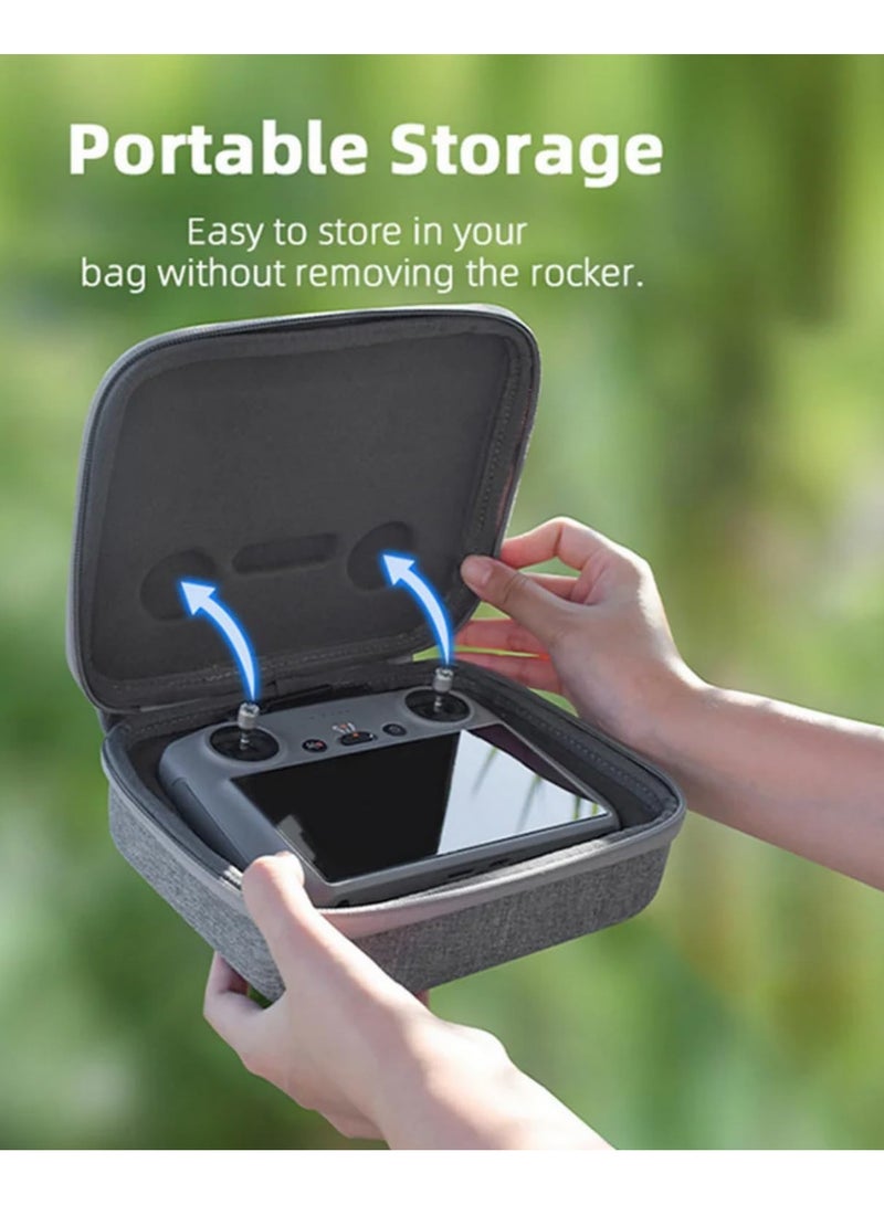 Carrying Case for DJI Mini 4 Pro Drone with Carabiners Body Storage Bag RC 2 Controller Travel Bag Hard EVA Protective Case Drone Accessories Includes Body Bag and RC2 Remote Control Bag  - Image 2