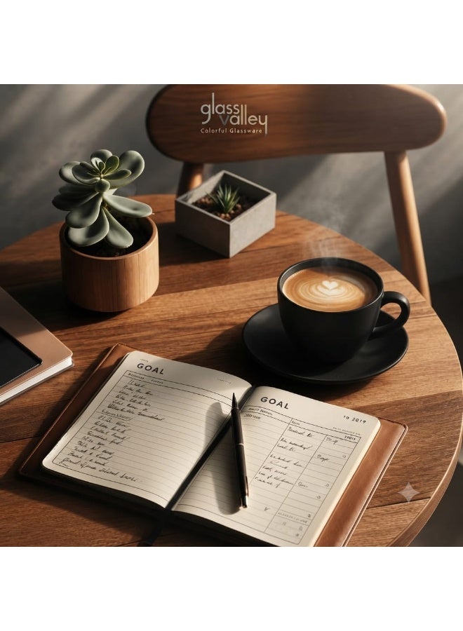 Glass Valley 12 Piece Glassvalley Coffee Cup 90 Ml- Black Matte - Image 4