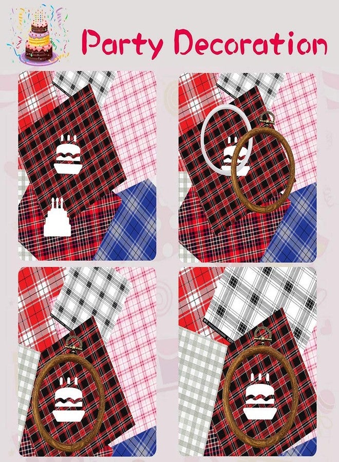 guofa 8'' Round Embroidery Hoops - 5PCS 20CM Imitated Wood Cross Stitch Hoop Frames for Needlepoint, DIY Sewing, and Craft Display - Image 2