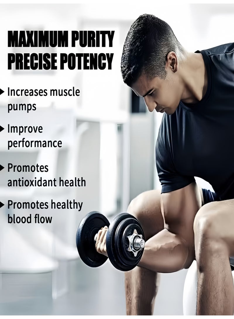 بيودي معزز التستوستيرون للرجال - مكمل غذائي لزيادة الطاقة والتحمل وتعزيز الحيوية والأداء، مكملات تمارين يومية للرجال - 60 حبة - Image 3