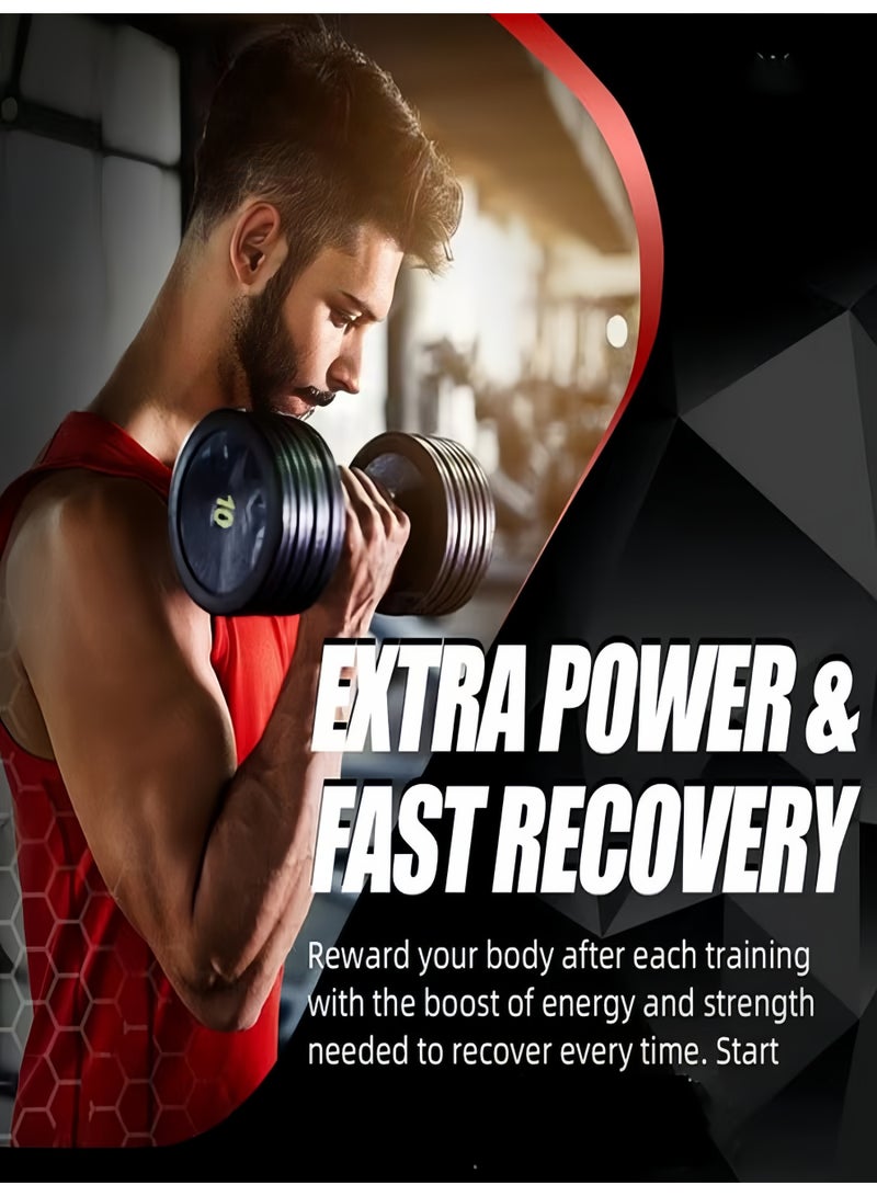 بيودي معزز التستوستيرون للرجال - مكمل غذائي لزيادة الطاقة والتحمل وتعزيز الحيوية والأداء، مكملات تمارين يومية للرجال - 60 حبة - Image 4