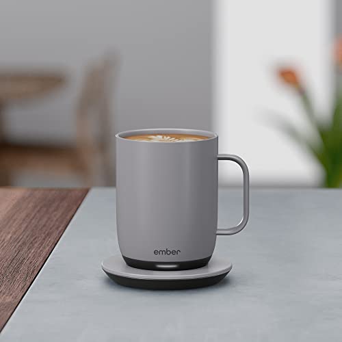 Ember Temperature Control Smart Mug 2, 14 Oz, App-Controlled Heated Coffee Mug with 80 Min Battery Life and Improved Design, GrayModel - Image 2