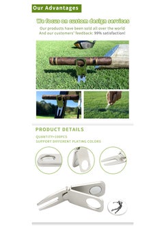 SYOSI Magnetic Golf Divot Tool Set, 3-in-1 Golf Repair Tool with Magnetic Ball Marker, Essential Golf Accessories & Gift for Men, 3 pcs  - Image 5