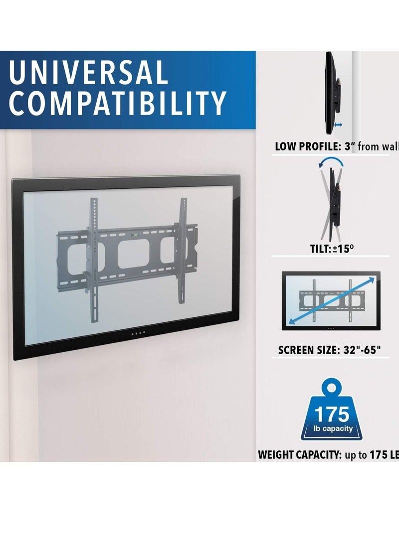 TV Bracket 32 Inch To 70 Inch - Ultra Strong Tilt TV Wall Mount for VESA, 75kg Weight Capacity - TV Wall Bracket - Image 3