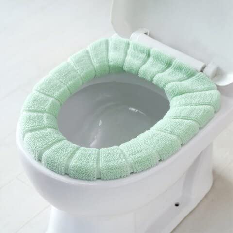 Dherik Tradworld Dherik Tradworld Bathroom Soft Thicker Warmer Stretchable Washable Cloth Toilet Seat Cover Closestool Pads burang TOILET SEAT COVER1